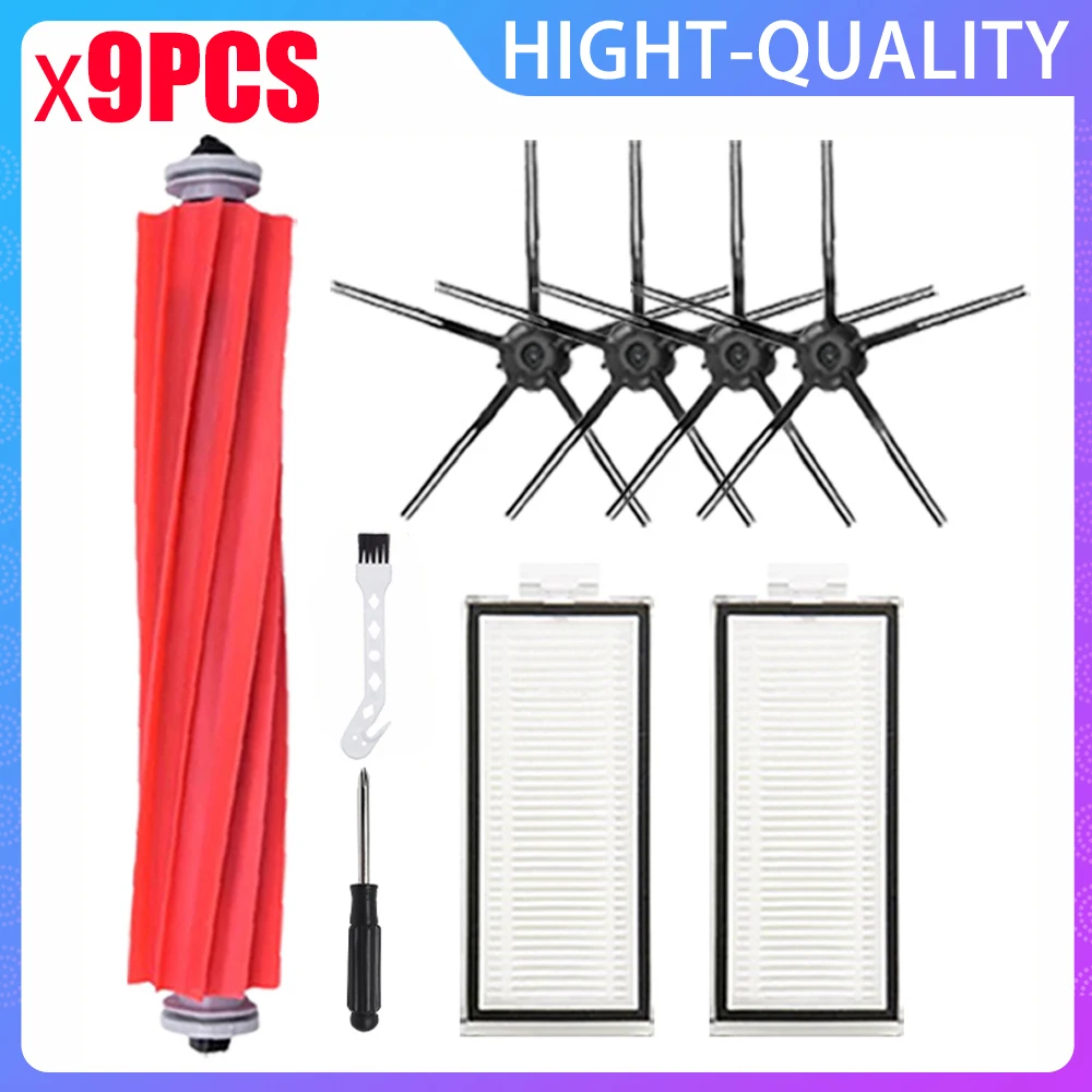 

Для Roborock Q7 Max Q7 Max + T8 Аксессуары для робота-пылесоса Основная боковая щетка Швабра Тканевый мешок для пыли Детали фильтра Hepa