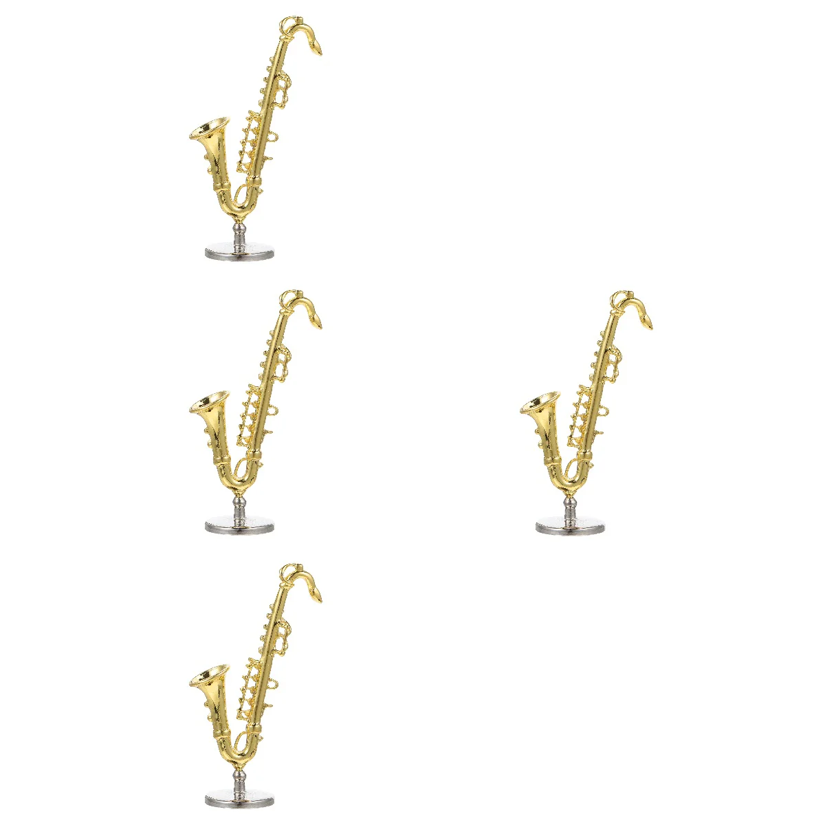 

Musical Saxophone Model Instruments Instrument Minidecoration Trumpet Toddler House Toy Ornamentornaments Hornsimulated