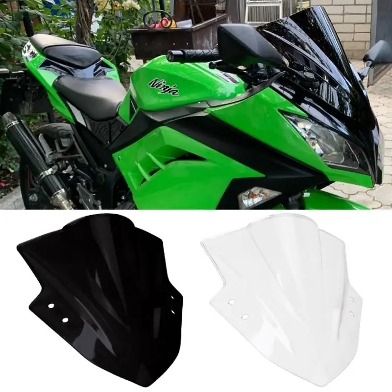 

ABS Motorcycle Windshield For KAWASAKI Ninja EX 300 EX300R EX300 R 2013 2014 2015 2016 Spoiler WindScreen Air Wind Deflector