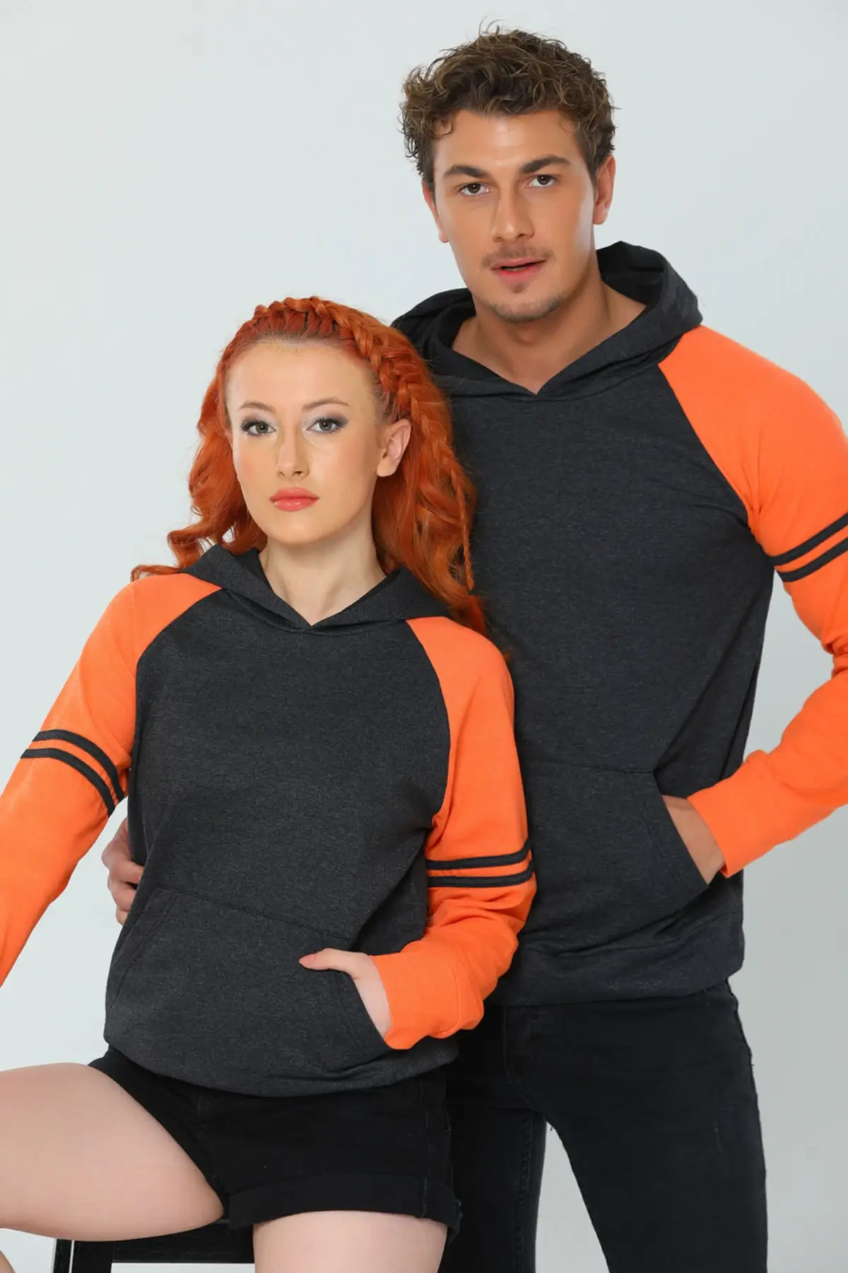 

Женская толстовка Fumeorange Dear, комбинированные худи с капюшоном, модные всесезонные Новые пуловеры, флисовые