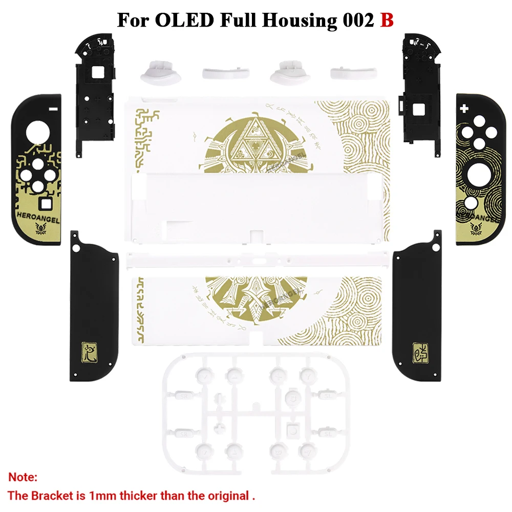 

NEW Limited Edition DIY Housing Shell Case For JoyCons Case For Nintend Switch OLED Backplates Housing Cover Shell SL SR Buttons