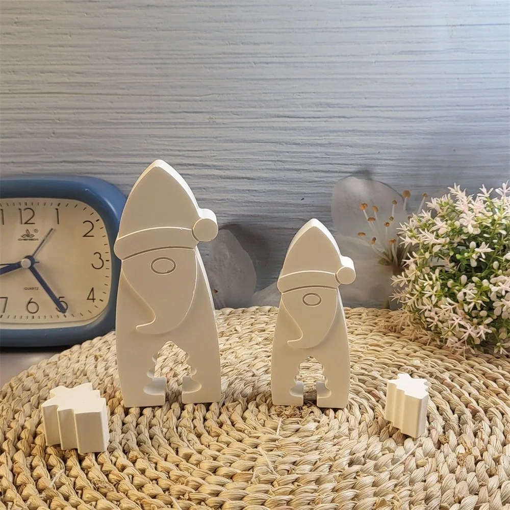 Высокое качество орнамент Санта-силиконовая форма Рождественская елка Декор для