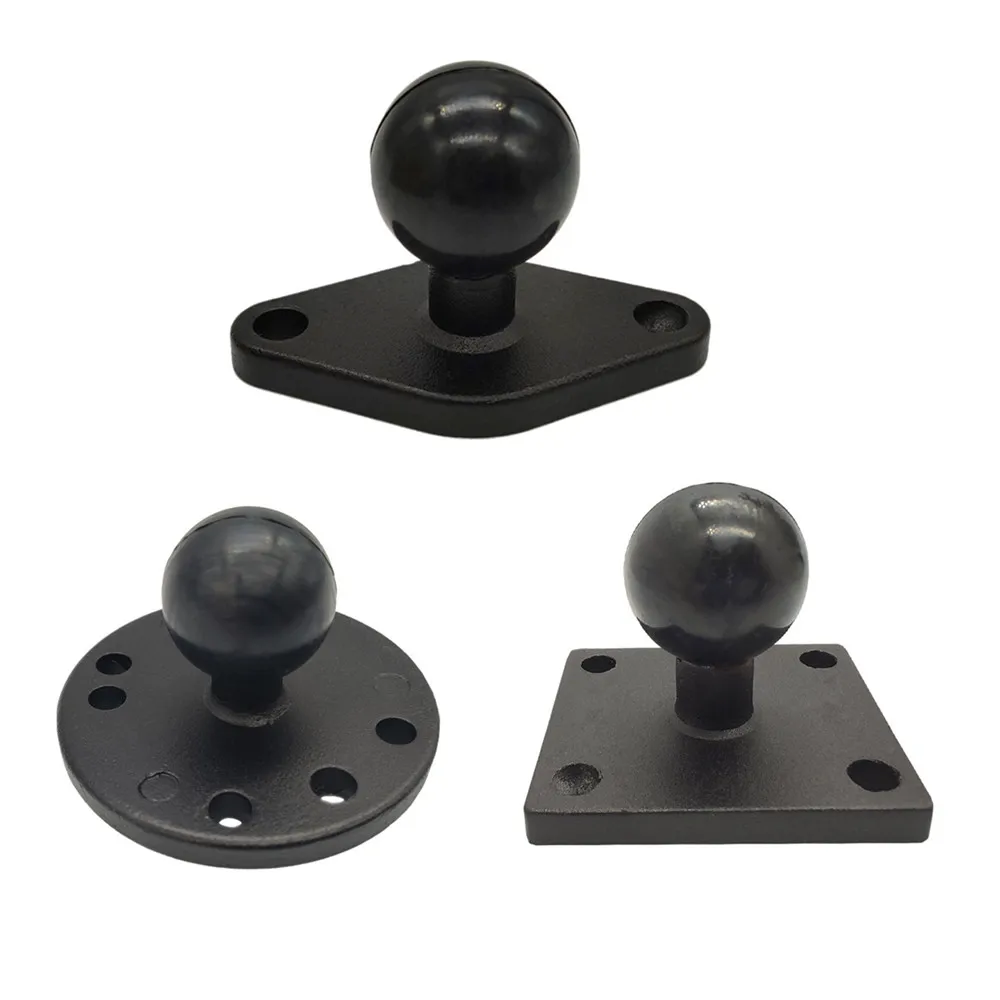 

Aluminum Square Mounting Base to Rubber 1 inch Ball Mount Compatible for Gorpo Camera DSLR for Garmin
