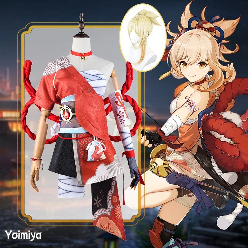 Женский костюм для косплея Genshin Impact Yoimiya