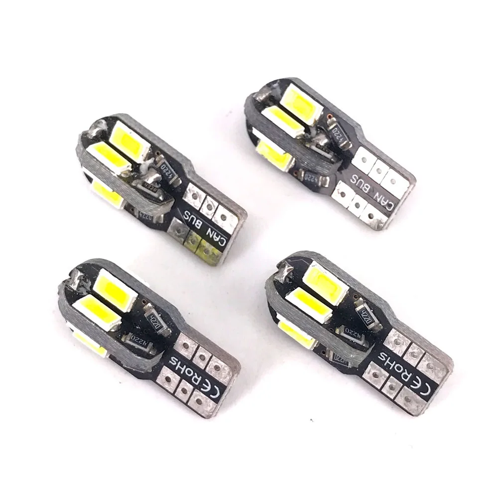 

20 шт., автомобильные лампы Canbus 8 SMD 194 168 5630 W5W