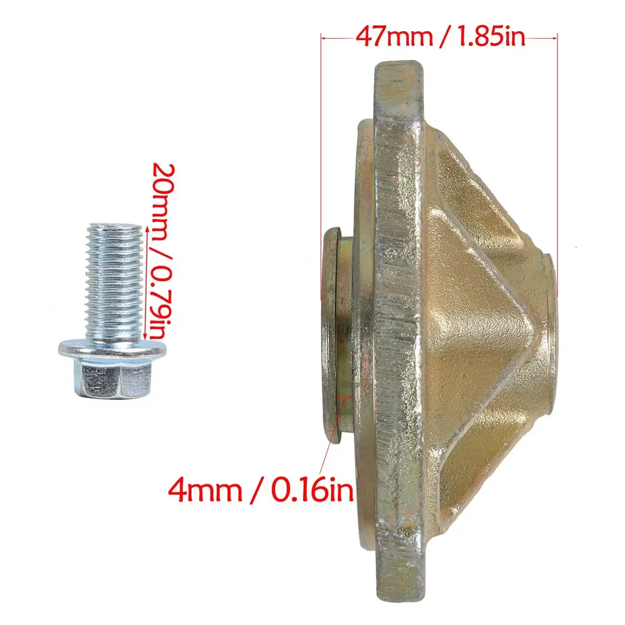 1 пара 4-контактных шлицевых ступиц заднего моста 24T 25 мм для 125cc 150cc 200cc Go Kart ATV Quad Buggy