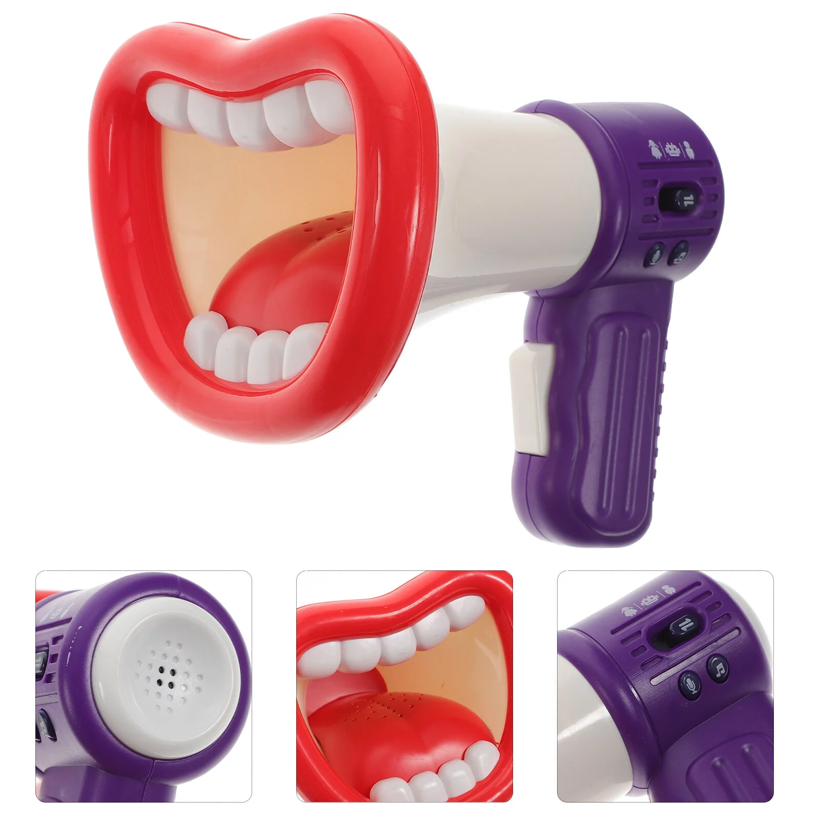 

Voice Changer Microphone for Kids Fun Voice Changer Handheld Voice Amplifier Loudspeaker Party Trick Joke ( )