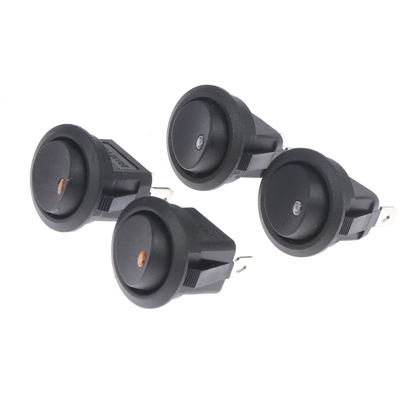 

2 шт./компл. 12 в ON/OFF 20A 12 В DC круглый автомобильный кулисный переключатель 3-Контактный 2-ступенчатый круглый лодочный переключатель кошачий г...