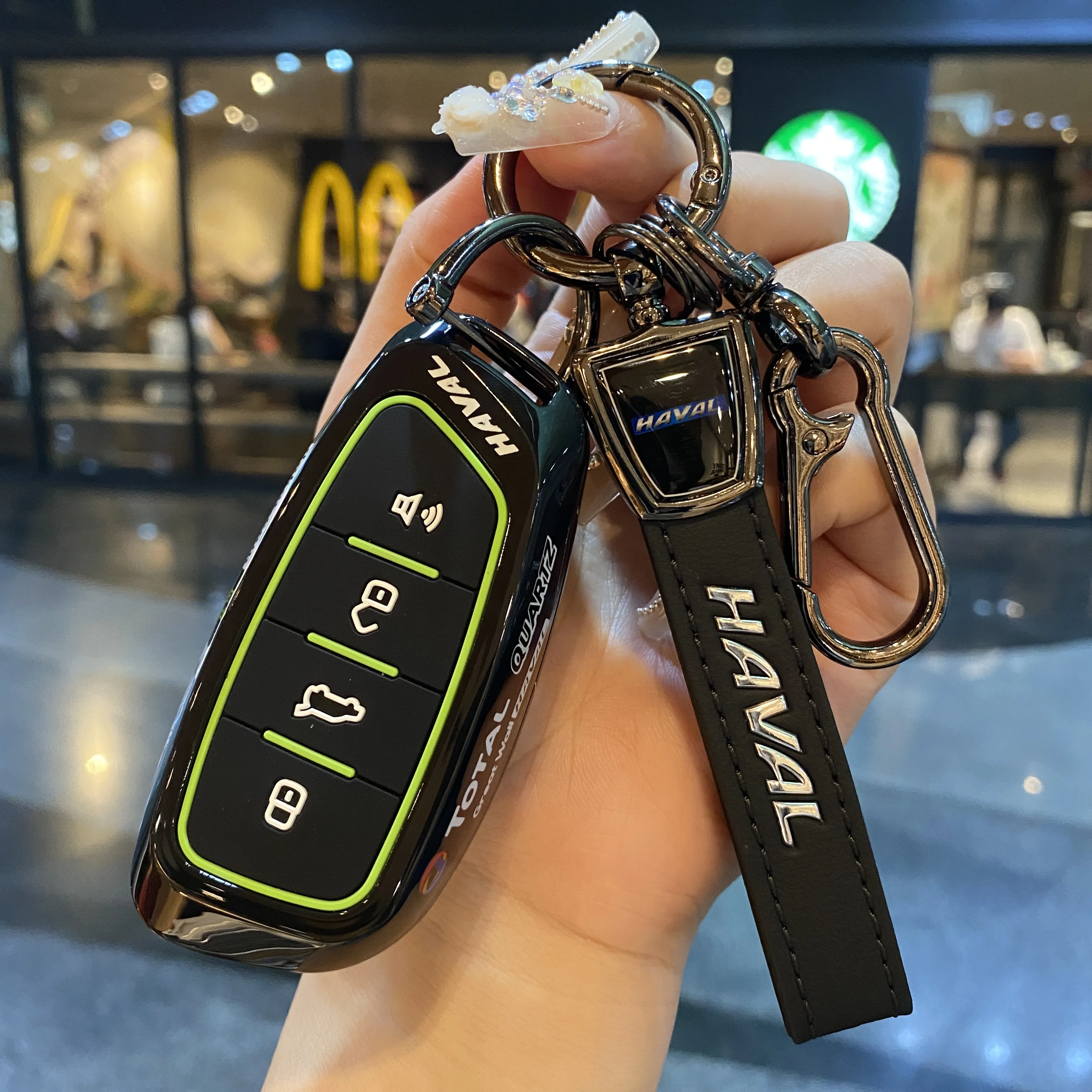 

Чехол для автомобильного ключа, брелок для Great Wall Haval H6 2024 H9 2025 H2 M6 Cool Dog Plus Owl Dragon MAX F7 F7X F7H H8 H3Аксессуары