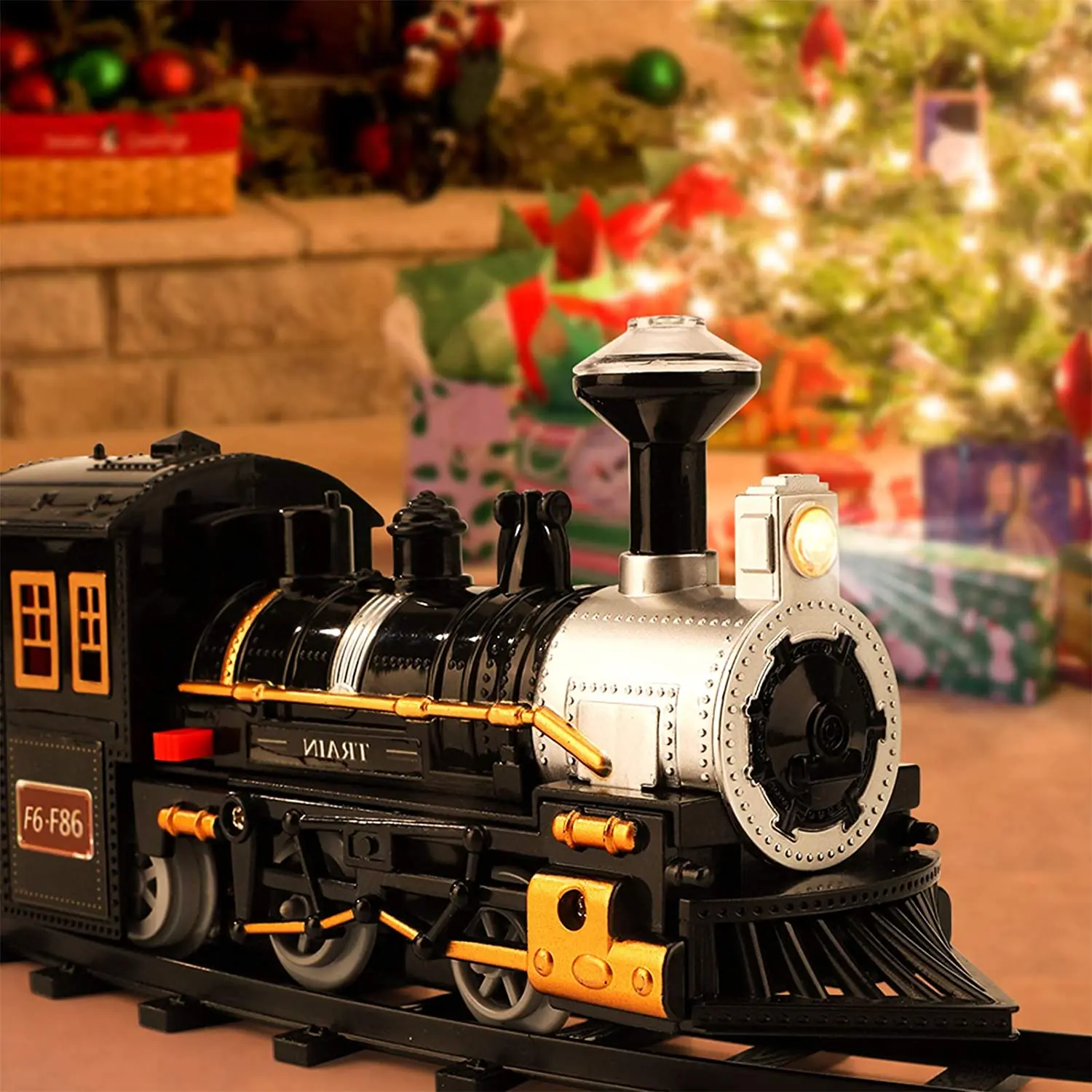 

Kids Train Set simulation Electric Trains Boys Toy Set, Boy Car Railway Tracks Engine Diecast Model Educational Game Toys Gifts