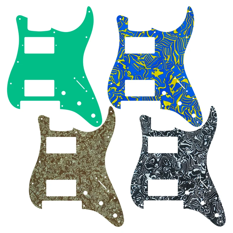 

Fei Man Custom Guitar Parts -For Strat Floyd Rose Tremolo HH PAF Humbucker Guitar Pickguard,Multicolor Selection