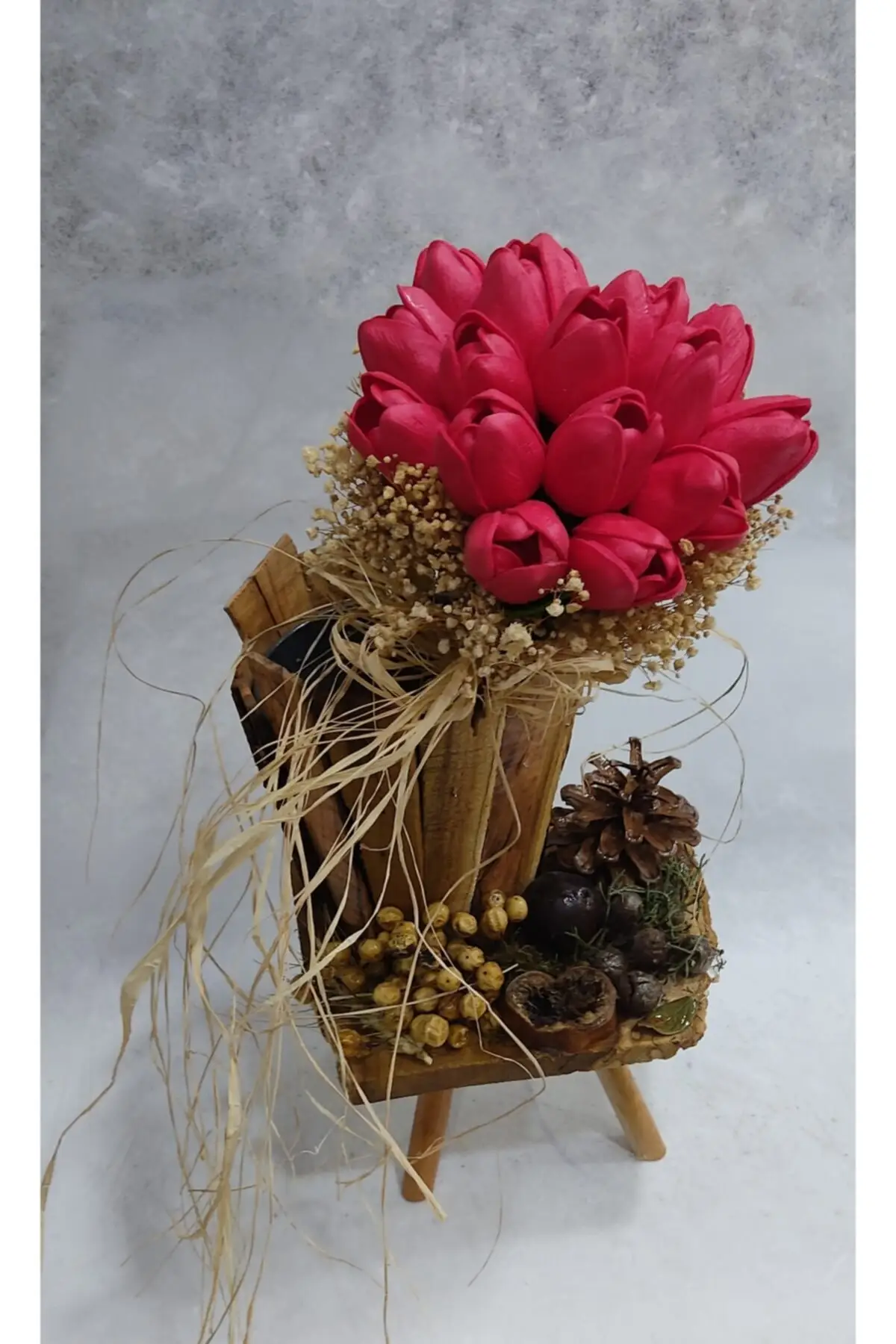 

Bridal Accessories Wet Tulip Bridal Hand Bouquet Wedding Handmade For Bride And Bridesmaids