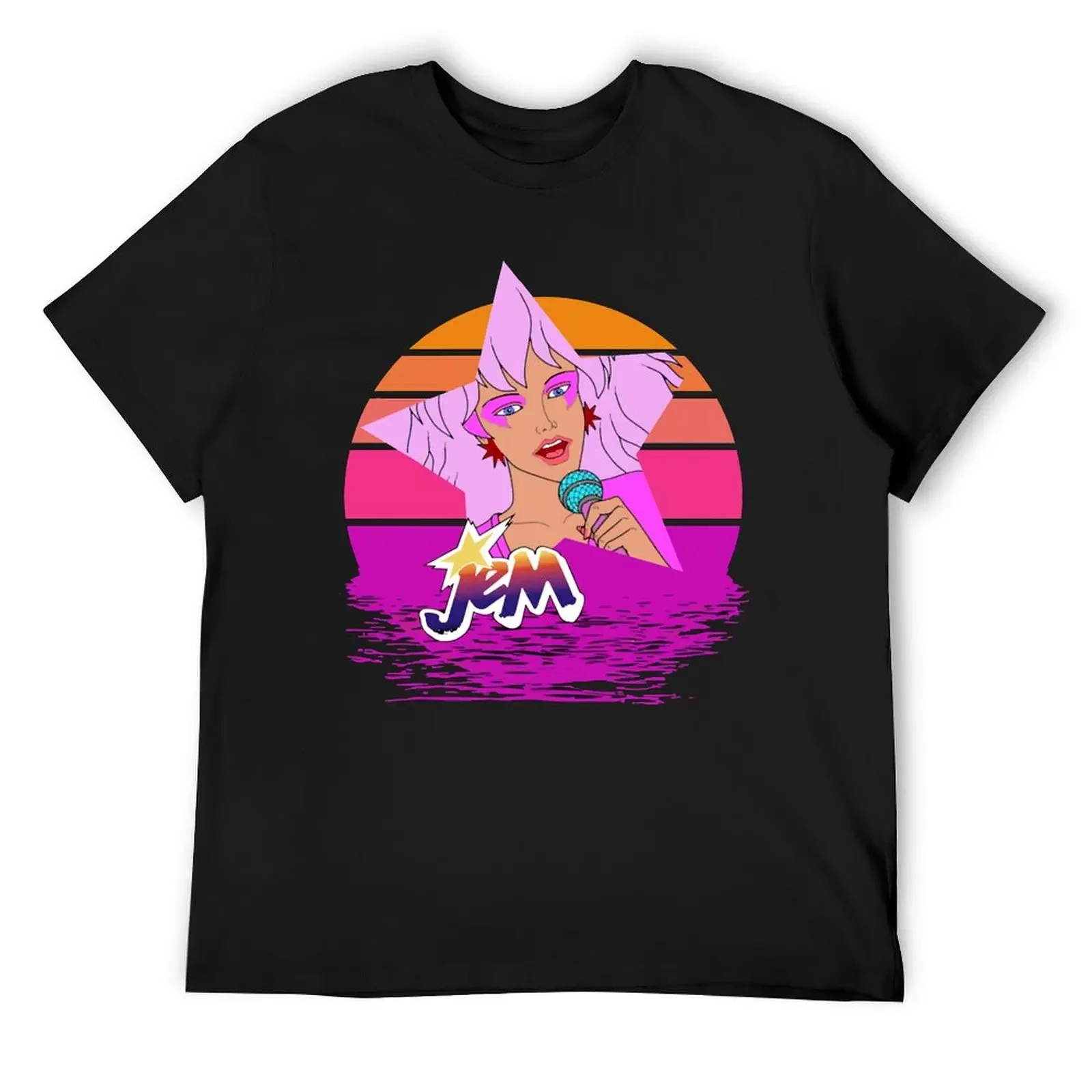 Retrowave Jem Забавные подарки Футболки для мальчиков и девочек футболки с рисунком