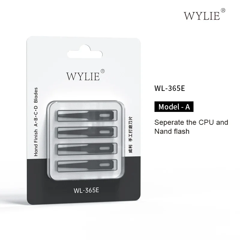 WYLIE WL-365E 4 в 1 набор ручных заточенных лезвий для ремонта мобильных телефонов