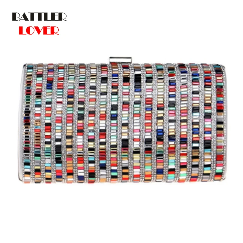 

Acrylic Candy Color Clutch Bag For Women2022 Party Wedding Evening Bag Shoulder Chain Purse Handbags Ladies Diamond Evening Bags