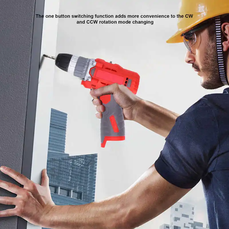 Электрическая ручная дрель гайковерт беспроводной инструмент для скручивания 12
