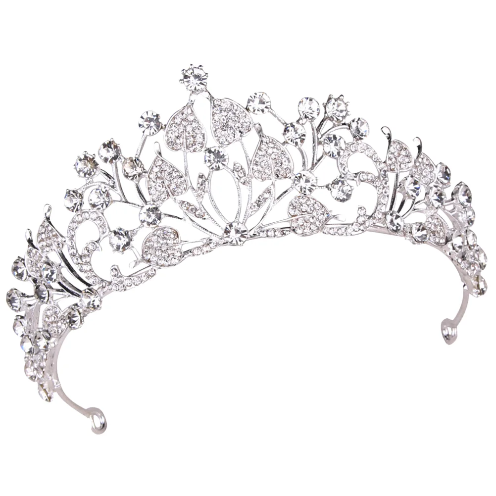 

Crown Tiara Bridal Rhinestone Wedding Hair Tiaras Headwear Headband Party Bride Bridesmaid Vintage Birthday Queen Headpiece