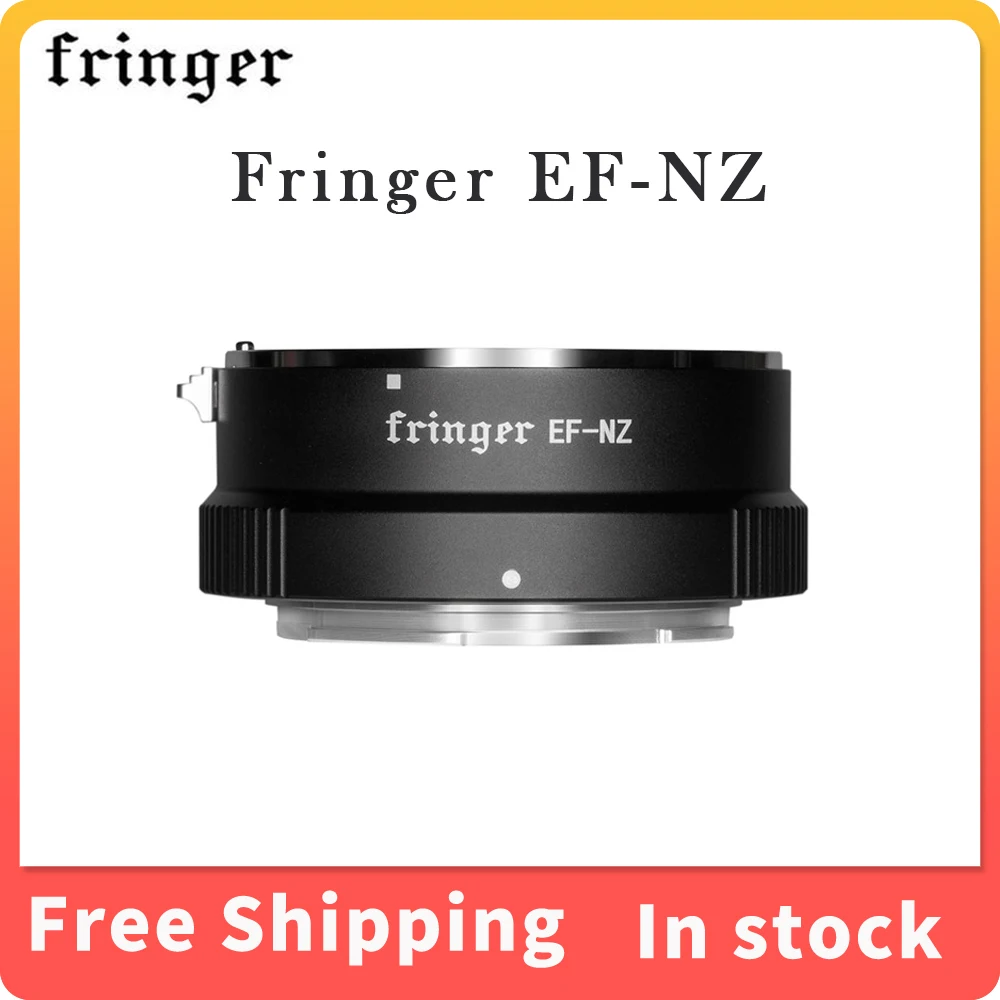 

Fringer EF-NZ Lens Adapter Ring Auto Focus Exif Recording Electronic Aperture Control for Canon EF/EF-S to Nikon Z Cameras