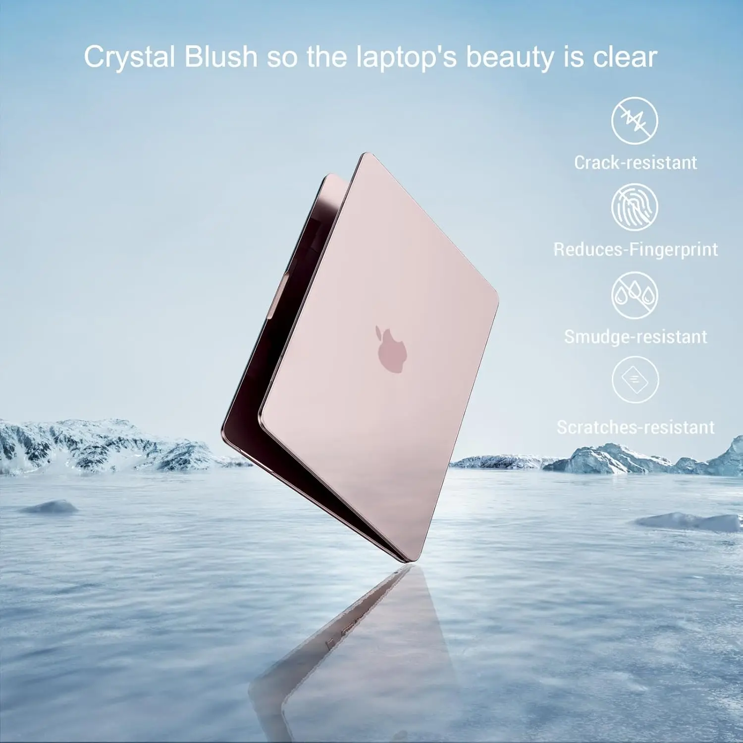 Фото Чехол для ноутбука MacBook Neo 13 дюймов (модели A3404, Air 13, 13.6, M5, A3449, M4, A3240, M3, A3113, M2, A2681, Pro 13, 14, 15, 16, M1) 2026 года, защитный чехол-накладка №4