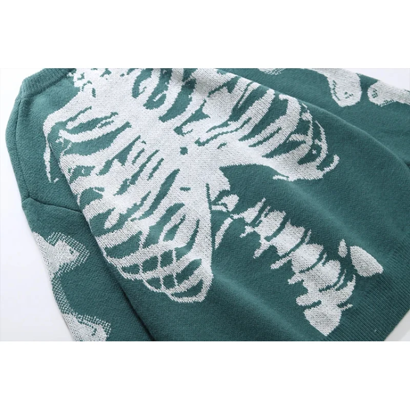 Женский свободный свитер с круглым вырезом Повседневный в стиле High Street принтом Y2K