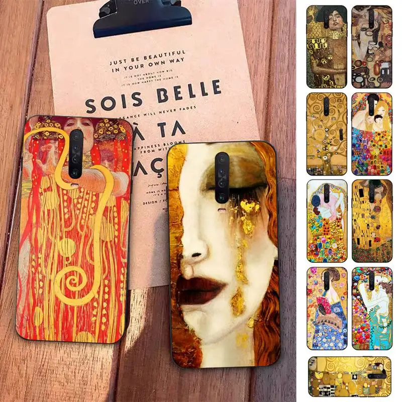 

Kiss by Gustav Klimt Phone Case for Redmi 5 6 7 8 9 A 5plus K20 4X S2 GO 6 K30 pro