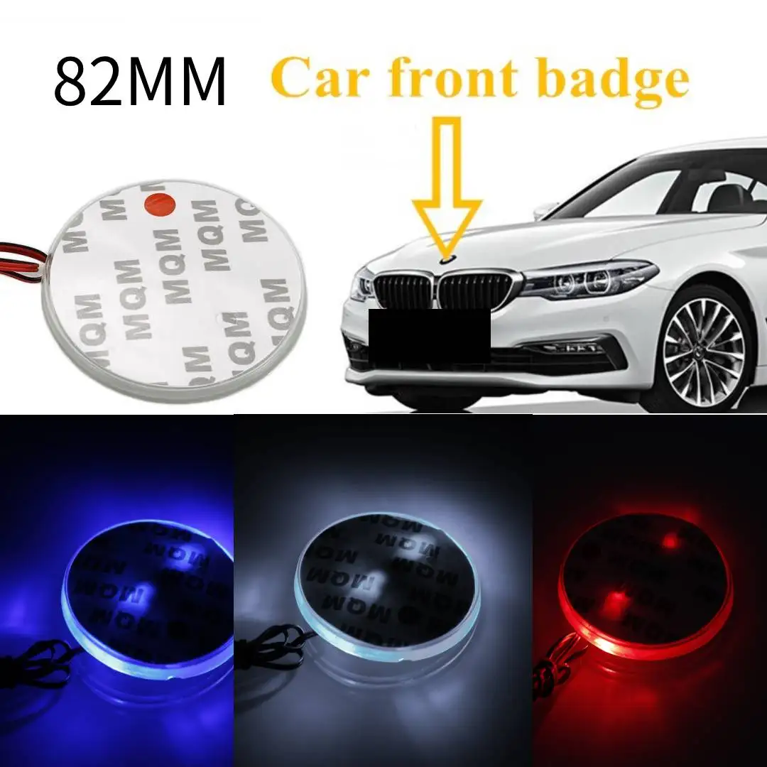 82 мм Автомобильная эмблема значок капота передний логотип наклейсветильник в