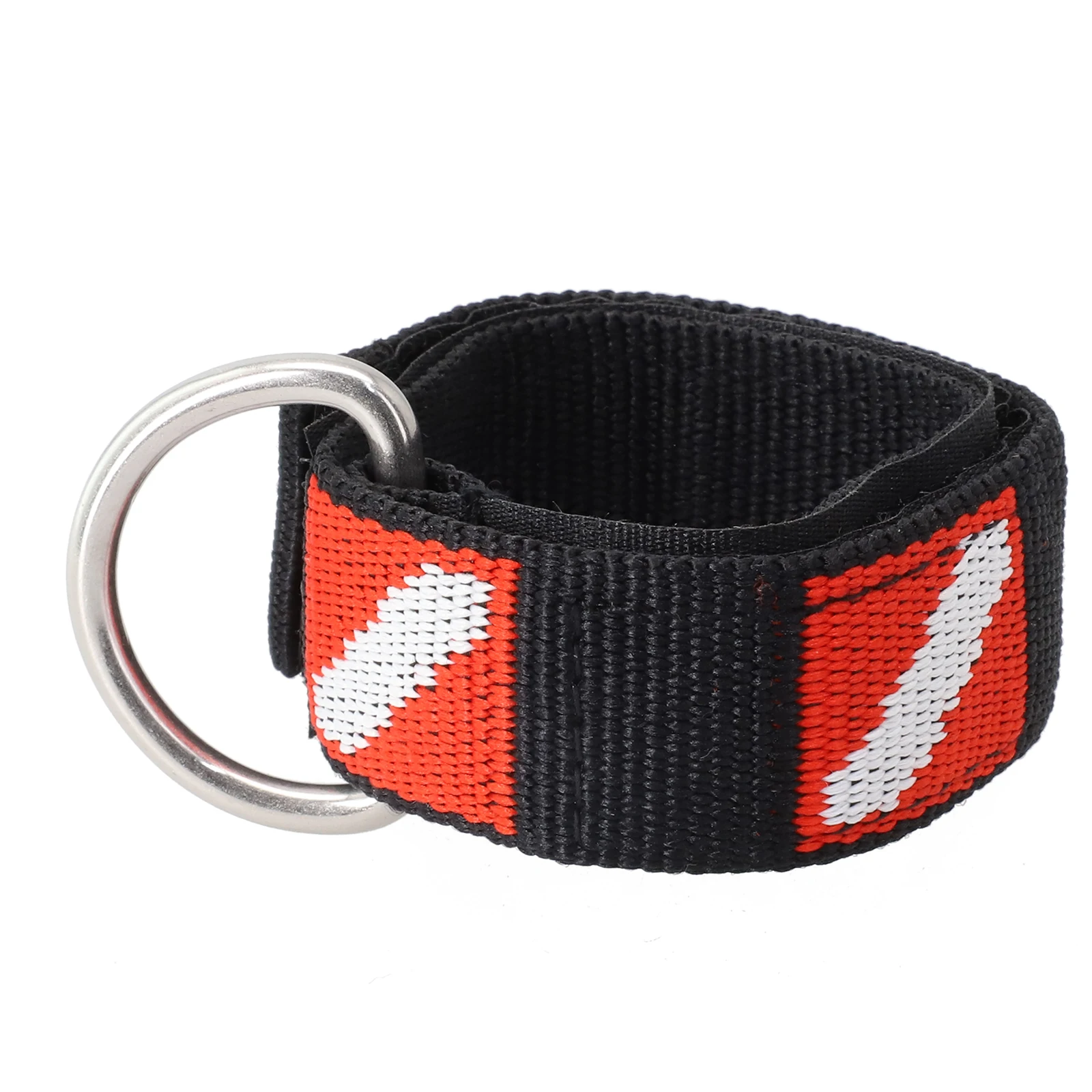 

Quality Wrist Strap Diving Adjustable Beautiful Diving Flag Pattern Easy To Use Lanyard Stainless Steel D-Ring