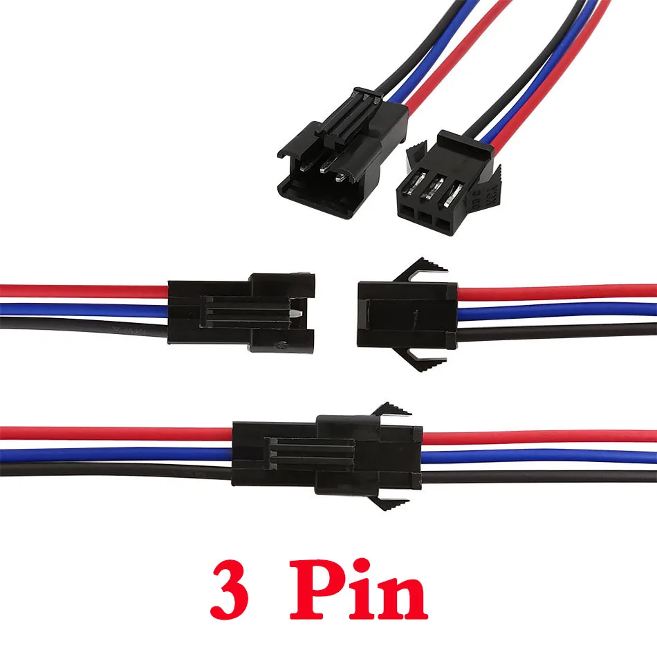 

Светодиодный соединительный кабель JST 2/3/4/5/6 pin