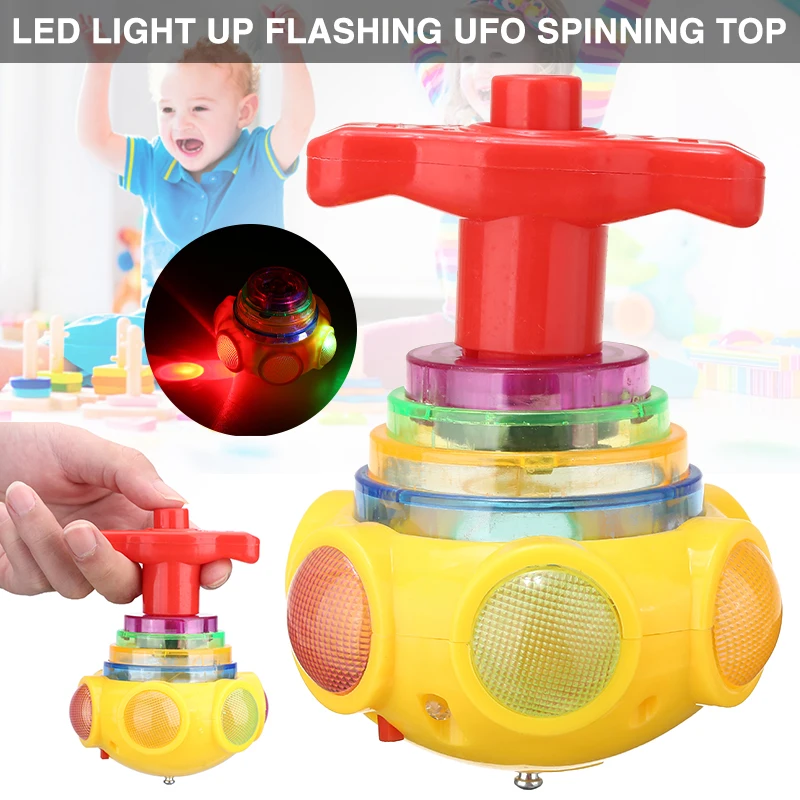 

1 шт., Светодиодный светящийся гироскоп в форме НЛО