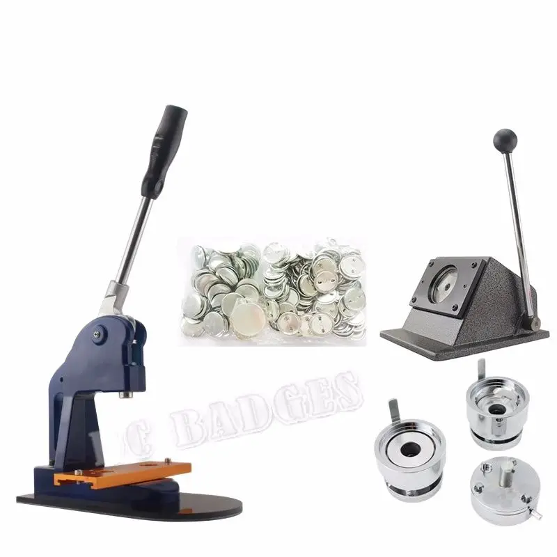 

Новая машина для изготовления значков 44 мм + резак для металлической бумаги 44 мм + 500 пуговиц для пластиковых значков