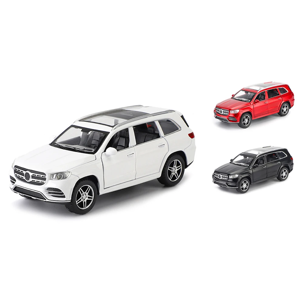 

C303 GLS Alloy Pull-back Car With Light Sound 6-door Openable Off-road Vehicle Birthday Xmas Gifts For Boys