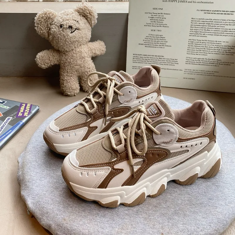 

New Women's Shoes Spring Tennis Female Sneakers Summer Fashion Platform Running Shoe Vulcanized Casual Basketball Girl Footwear