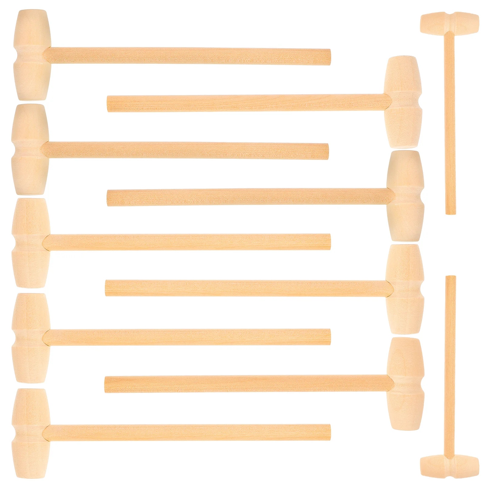 

12 Pcs Funny Mallet Toy Kids Educational Toys Gavel Bamboo Child Mini Chocolates