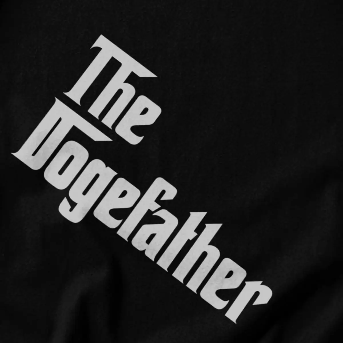 Фото Мужская футболка The Dogefather 2025, винтажная мужская рубашка большого размера с хлопковыми рукавами на заказ №4