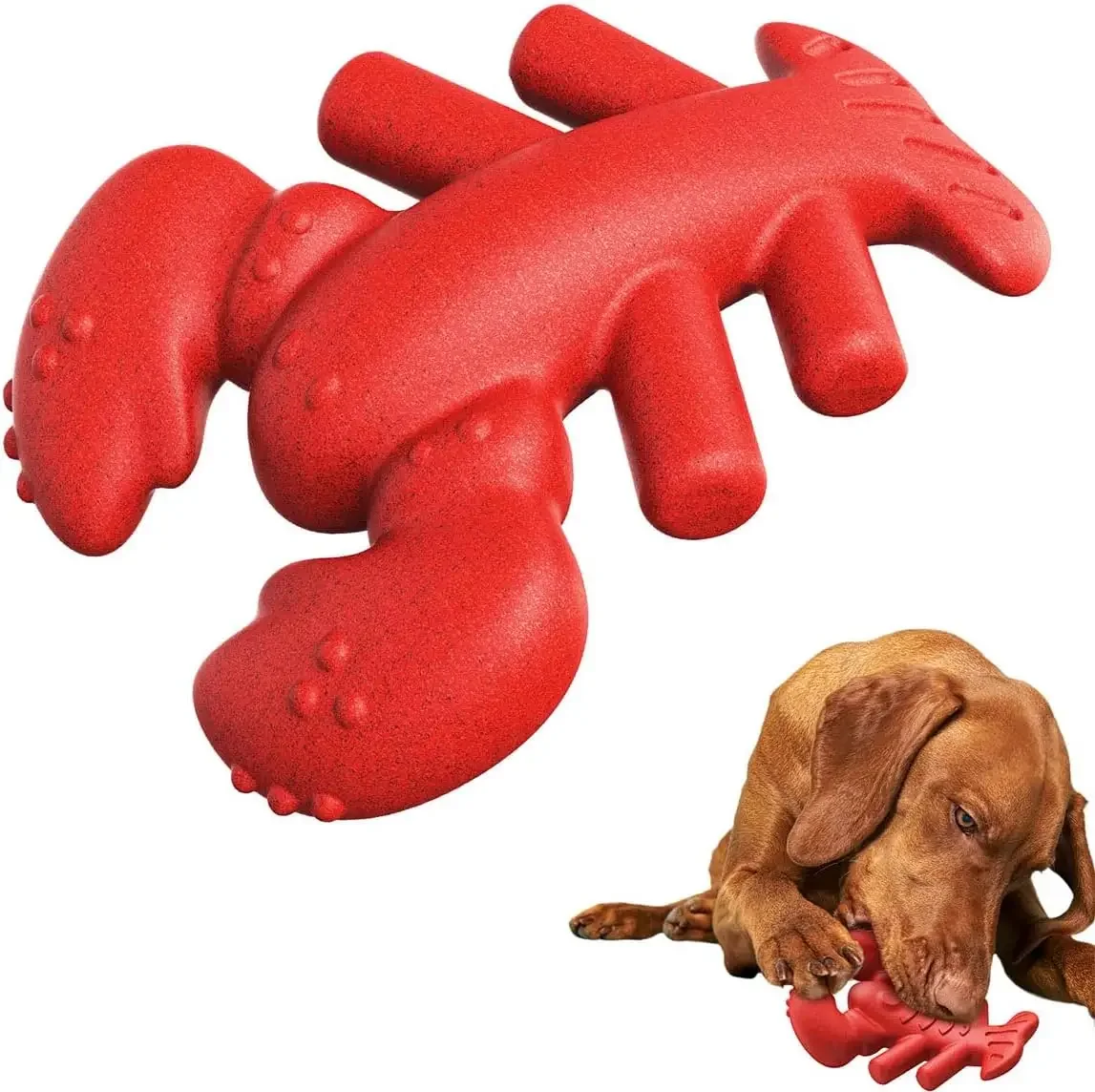 Забавная прочная жевательная игрушка-лобстер для средних и больших телефонов