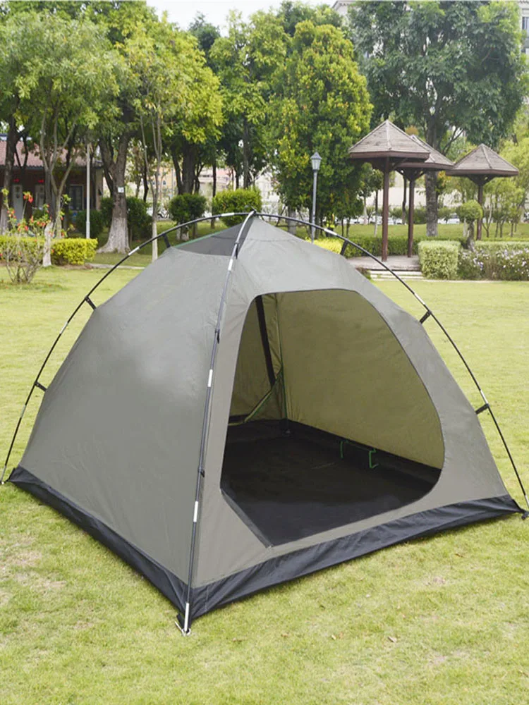 Туристическая палатка на 3-4 человек портативное туристическое снаряжение для