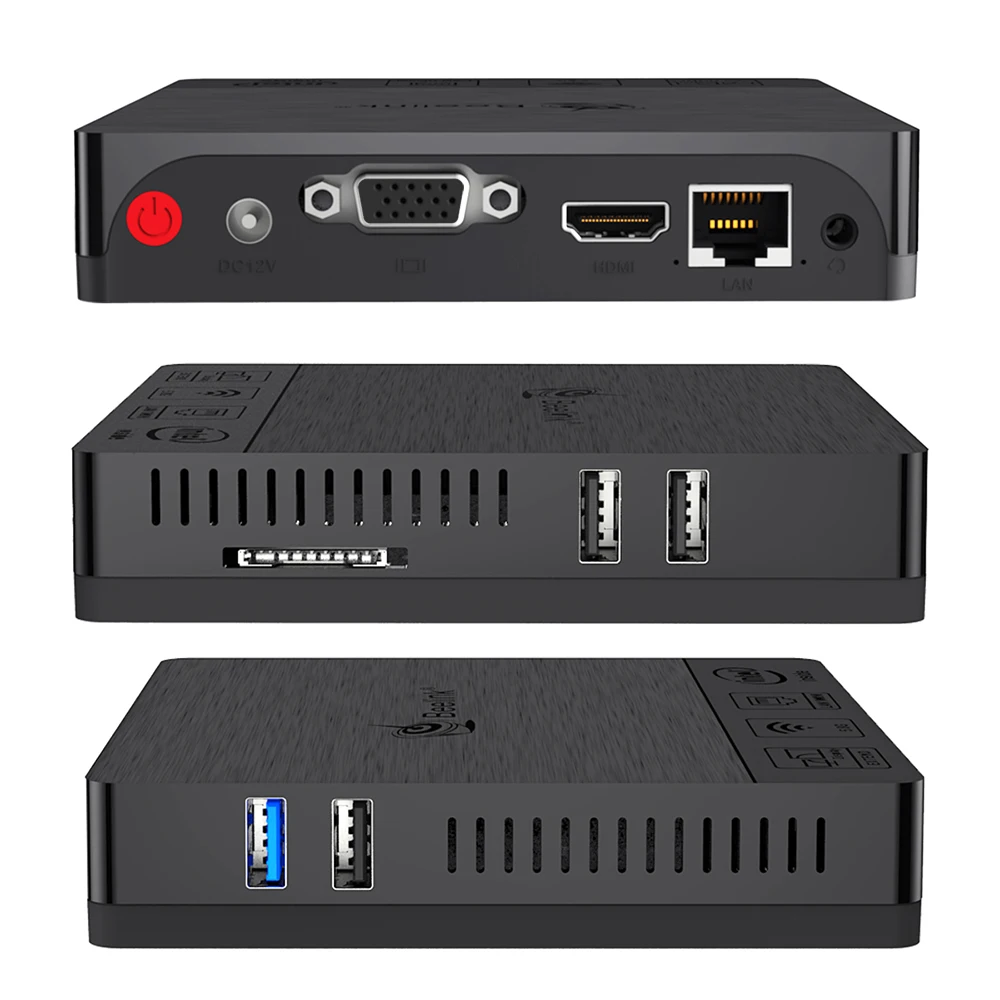 Beelink BT3 Pro Intel Atom Z8350 Windows 10 мини-ПК 4 Гб 64 2 4G Φ Wifi 1000M Lan BT4.0 настольный мини-компьютер VS