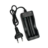 18650 battery charger useu plug 2 slots smart charging safety fast charge 18650 li ion rechargeable battery charger