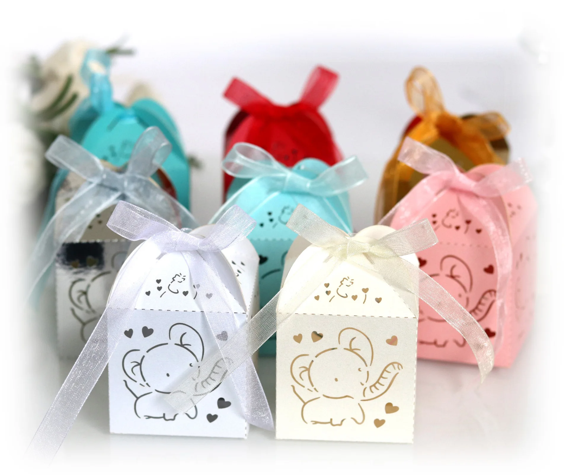 For Baby Shower Cute Gift Boxes For Children Birthday Party Favors Packaging Supplies Wholesale