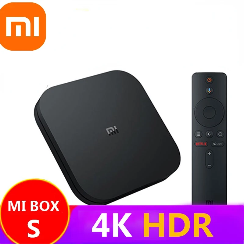 ТВ-приставка Xiaomi Mi TV Box S 4K HDR Android 8 1 Ultra HD 2G 8G WIFI Google Cast Smart IPTV телеприставка 4
