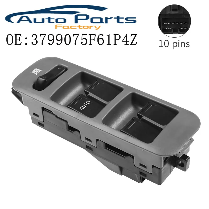 

3799075F61P4Z 37990-75F61-P4Z передний левый электрический выключатель окна питания для 1999-2004 Suzuki Grand Vitara XL-7 Chevrolet Tracker