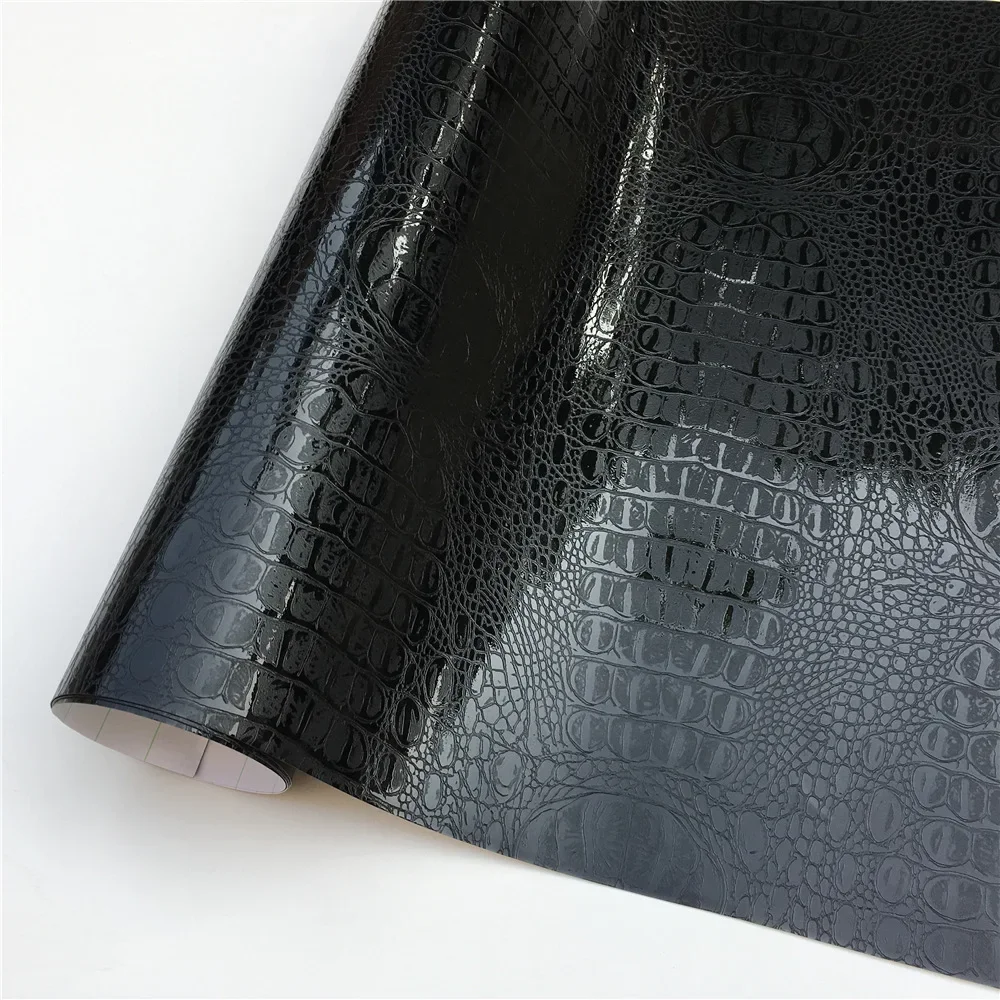 

Черные виниловые наклейки для автомобильных пленки, наклейки, упаковка, глянцевая матовая хромированная кожаная пленка, фольга, автомобильный Стайлинг, коврик, моторная мебель