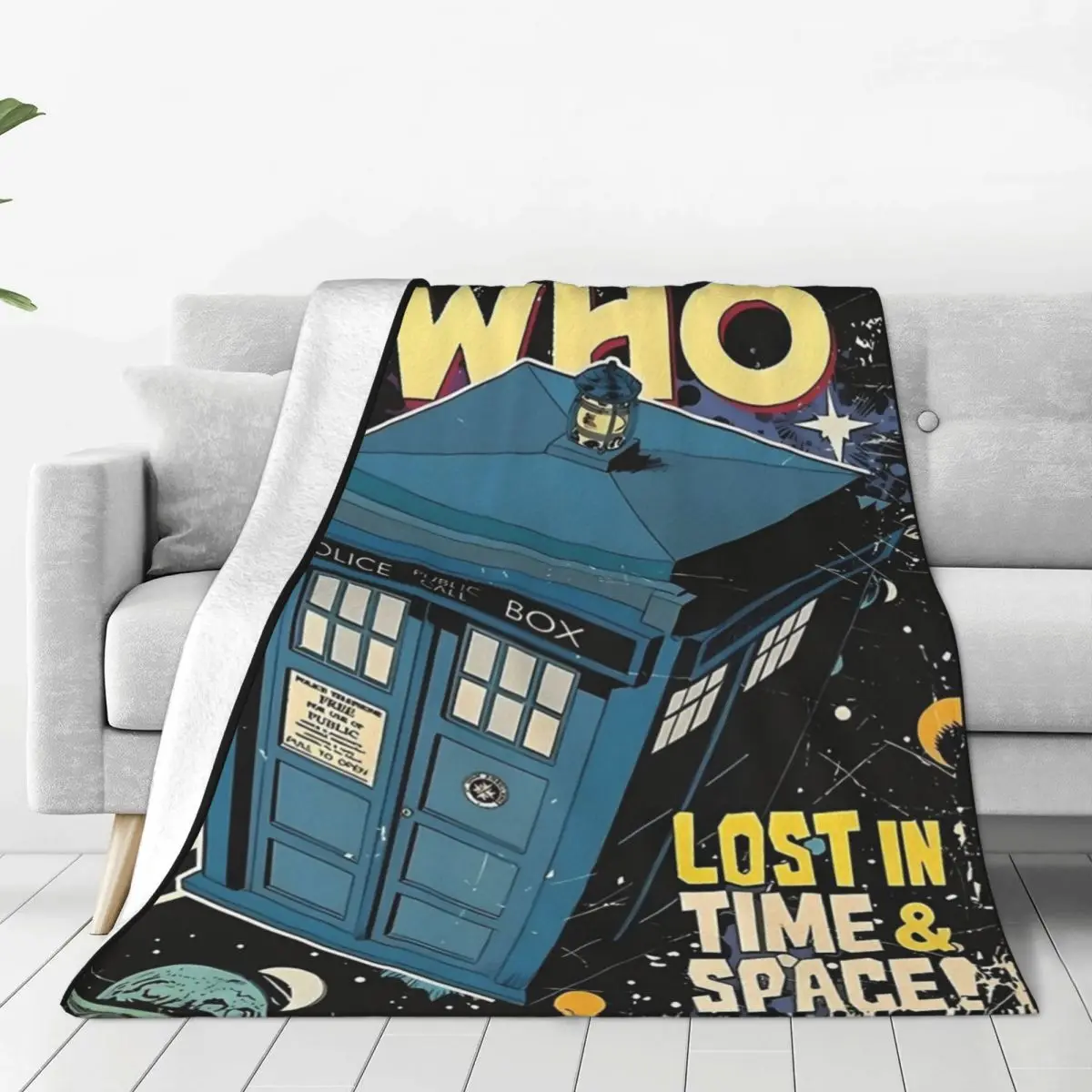 Винтажный чехол с изображением комикса доктора-потерянного во времени и