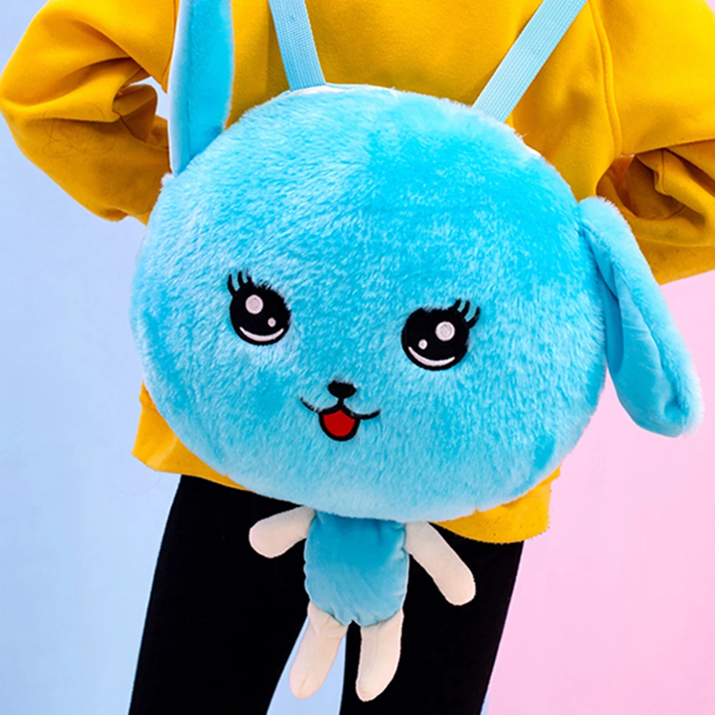 

Fashion Cartoon Kindergarten Plush Doll Bag Funny Child Birthday Gift Shoulder Backpacks Toy Party Gift Valentine Gift