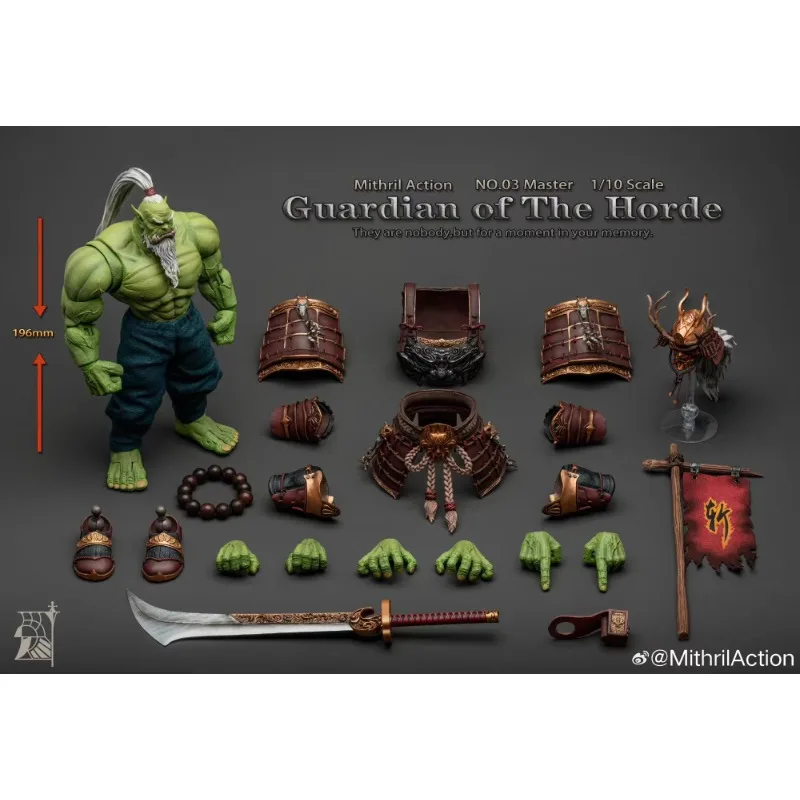 В наличии Mithril Action 110 WOW Guardian of The Horde Варвар Орcs 03 Sword Saint Master 20 см Фигурка Модель Подарки для фанатов (art.: 3920cd7656bf0) - 3920cd7656bf0