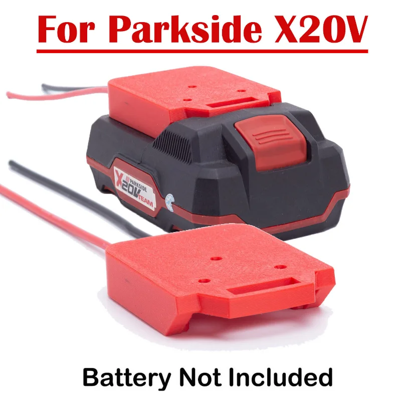 Power Wheels Adapter for Lidl Parkside X20V Team Lithium-ion Battery Connector 12AWG 14AWG