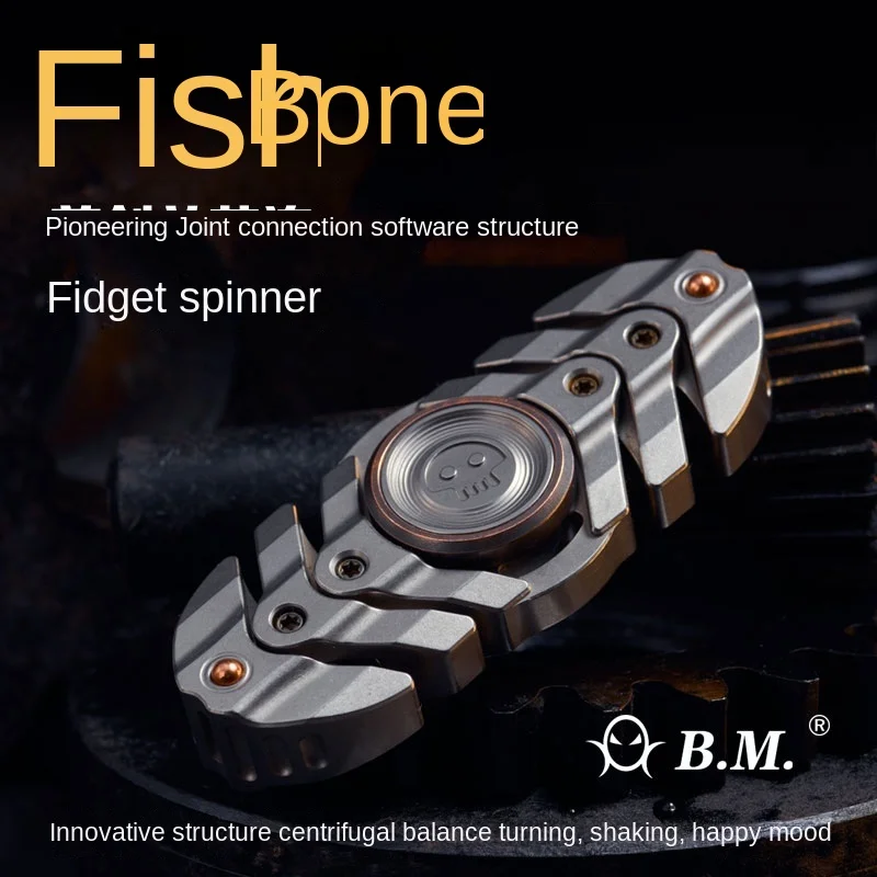 Black Mirror Original Fishbone Fidget Spinners Limited Edition Cool Fingertip Toys Multifunctional EDC