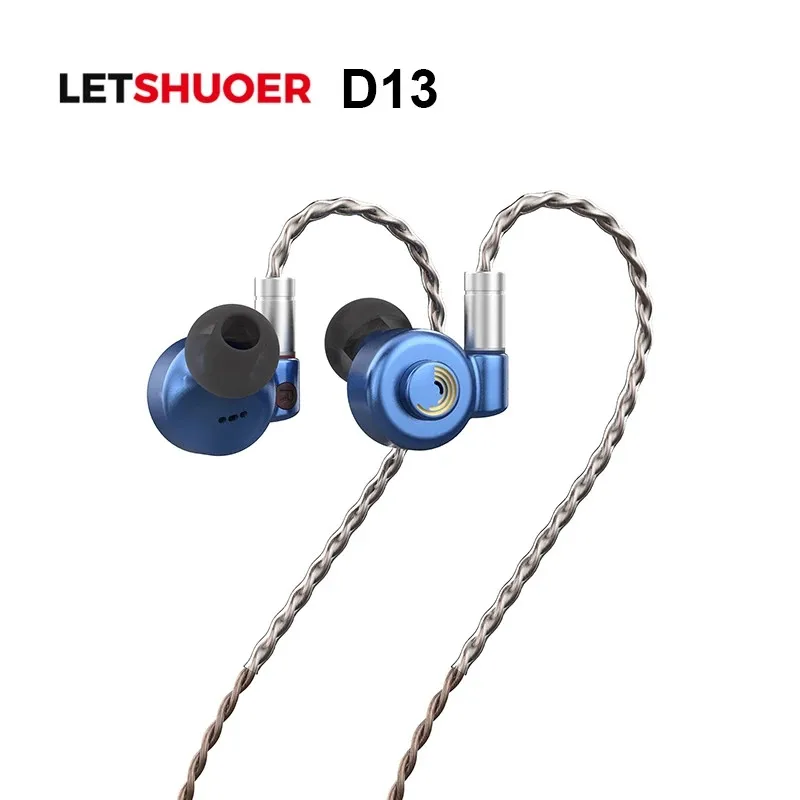Наушники LETSHUOER D13 с подвижной катушкой IEM-вкладыши Hi-Fi монитор