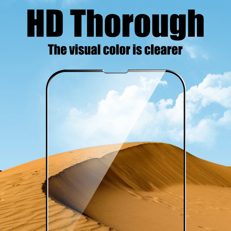 4 шт. Полное покрытие закаленного стекла на для iPhone 11 12 13 14 Pro Max защитная пленка на экран X XR XS MAX 6 6s 7 8 Plus on.