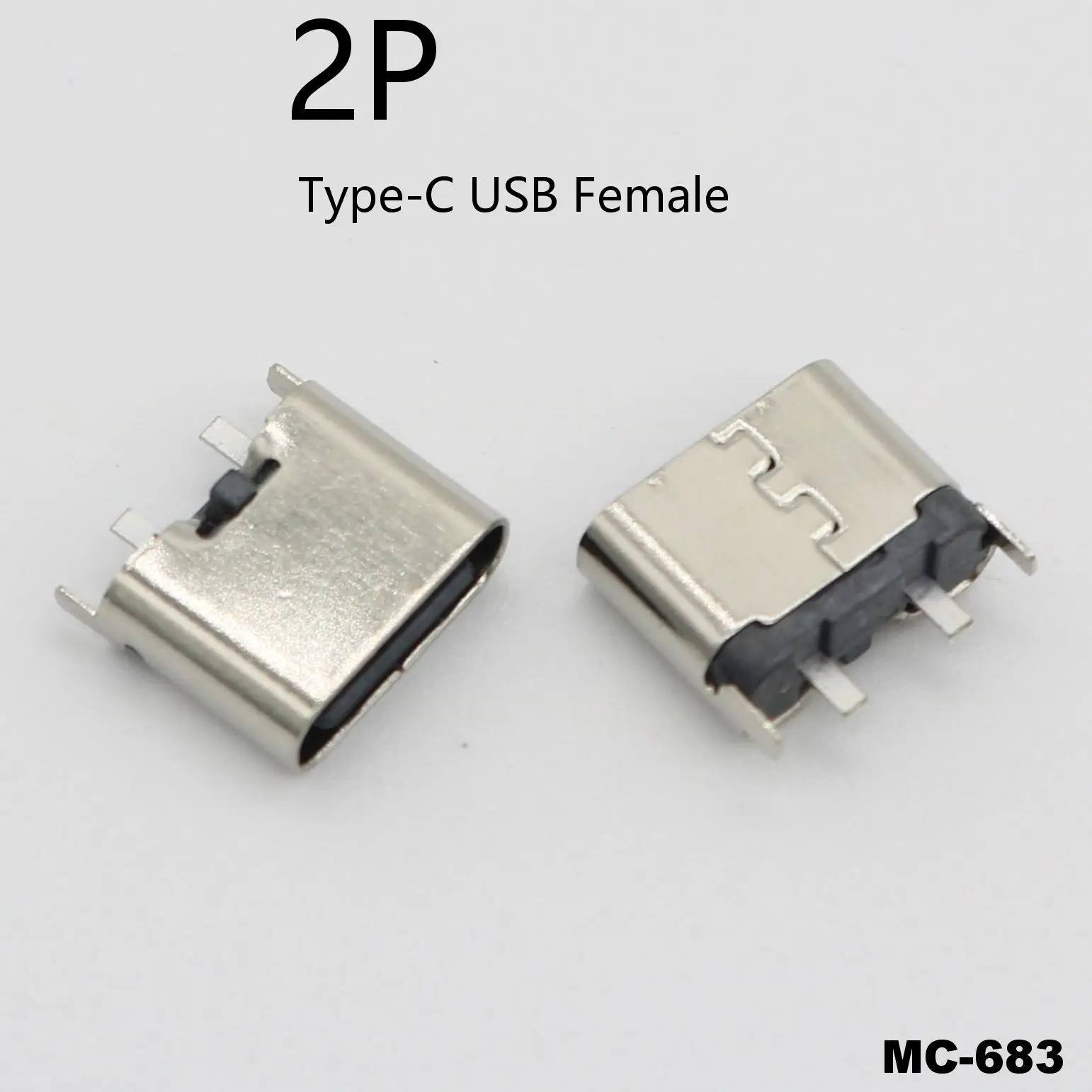 

1 шт. 2 P Type-C USB разъем для подключения зарядного устройства 2 контакта 2 контакта